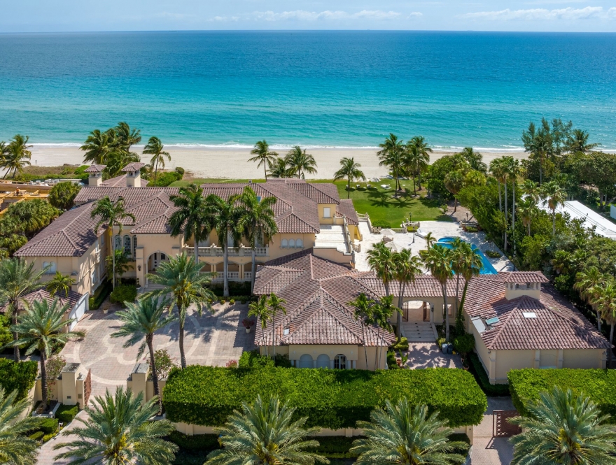 The Jills Zeder Group Lists Trophy Property for $100 Million Miami’s Largest Single-Family Direct Oceanfront Property at 355 Ocean Blvd., Golden Beach