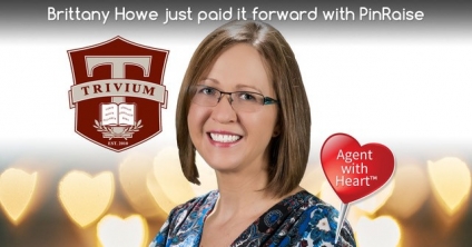 Trivium Preparatory Academy Receives Donation From Real Estate Professional Brittany Howe With The Agent With Heart Program