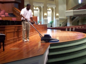 Hardwood carpets maintenance.