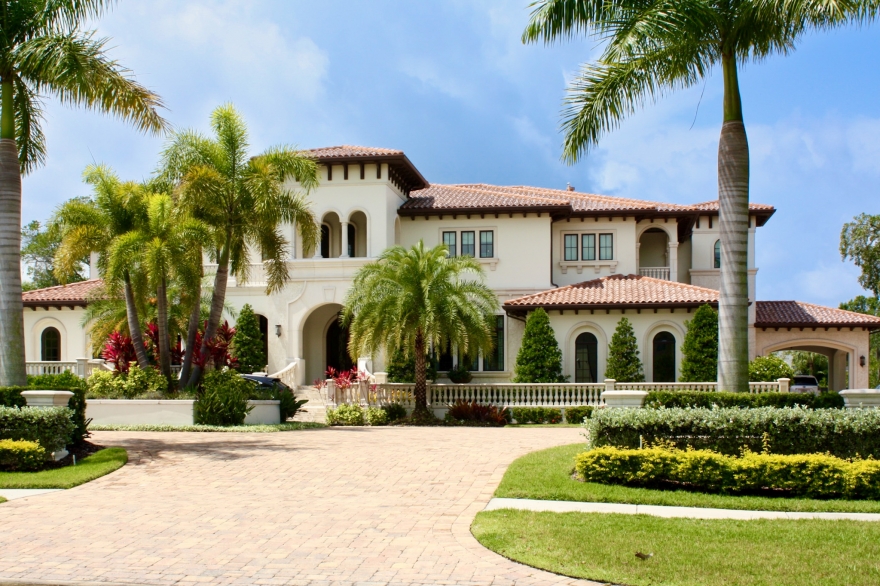 Sprawling Mediterranean Waterfront Estate Sells For $10.81 Million