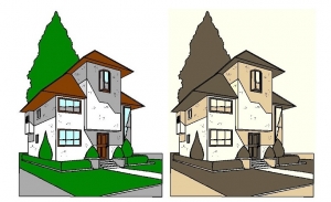 Green &amp; Brown Houses