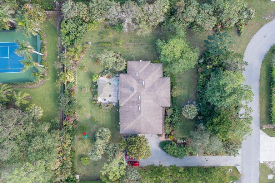 Aerial for 6350 Parkers Hammock with .86 Acres