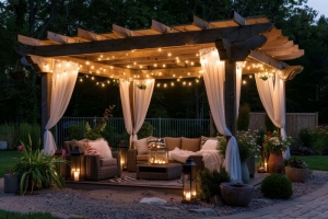 Make sure the backyard looks as good from the inside as it does outside so you’ll be motivated to go out, says Red Barrinuevo, property stylist on HGTV Canada’s Hot Market.